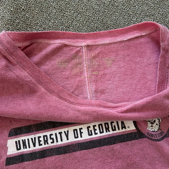 Retro Brand University of Georgia Short-Sleeved Tee with Hi-Low Hem - Picture 2 of 5